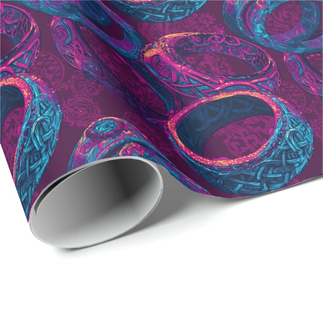 Papel De Regalo Leyenda legendaria de protección Joyería de fantas (Esquina del rollo)