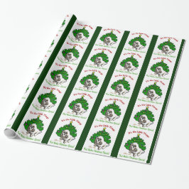 Papel De Regalo Lhasa Apso Navidad