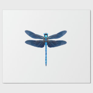 Papel De Regalo Libélula Azul - Entomólogo Amante de Animales de V