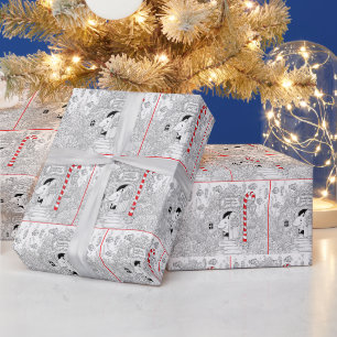 Papel De Regalo Libro de colorear de Navidad con tiburón