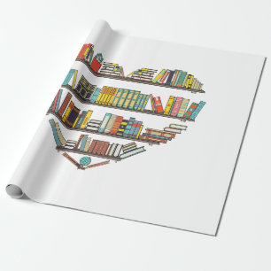 Papel De Regalo Libros de Guay que leen libros para mujeres L