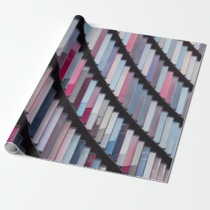 Papel De Regalo Libros multicolores en rack