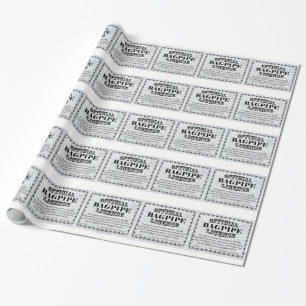 Papel De Regalo Licencia de la gaita