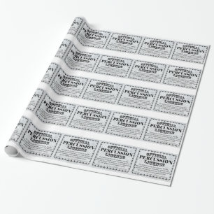 Papel De Regalo Licencia de Percusación