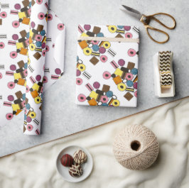 Papel De Regalo Licorice Licorice de todo tipo Allanar dulces Cand