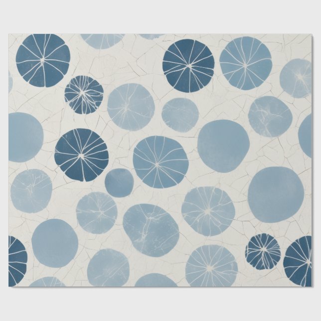 Papel De Regalo Licuadora de lunares azules (Superficie plana)