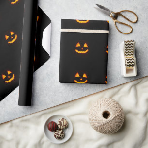 Papel De Regalo Ligero Jack O Lantern