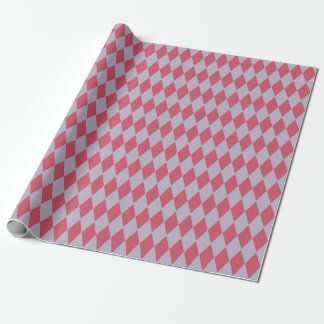 Papel De Regalo Lila francesa del Harlequin del país y subió