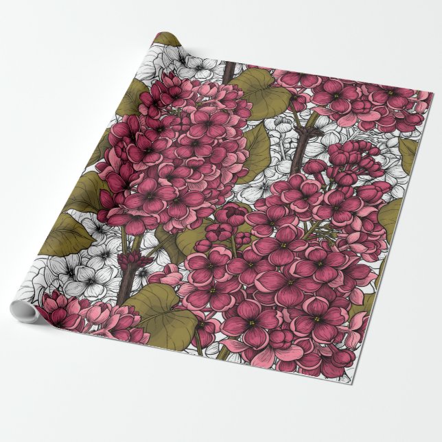 Papel De Regalo Lilac (Desenrollado)