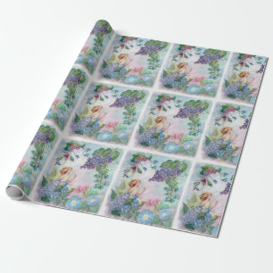 Papel De Regalo Lilac Faerie ilustrada
