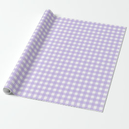Papel De Regalo Lilac Gingham