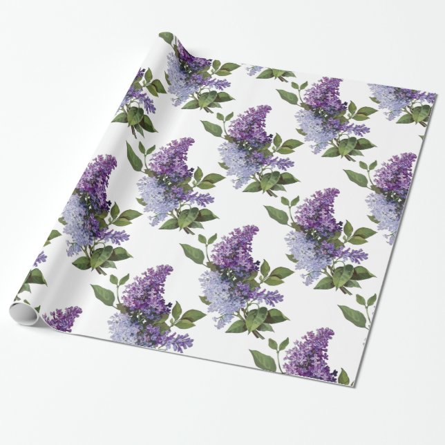 Papel De Regalo Lilacs Fresh (Desenrollado)