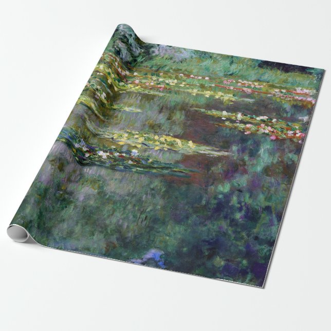 Papel De Regalo Lilis de agua Claude Monet (Desenrollado)