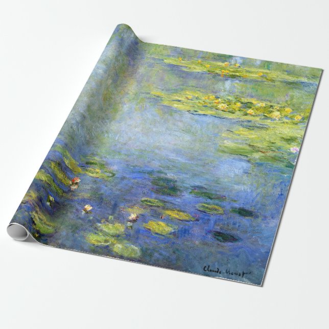 Papel De Regalo Lilis de agua Claude Monet (Desenrollado)