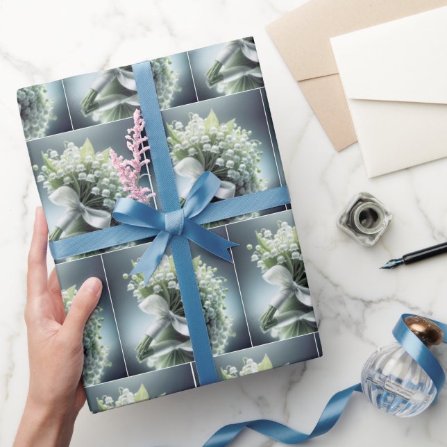 Papel De Regalo Lily del Valle Boda Bouquet (Regalar)