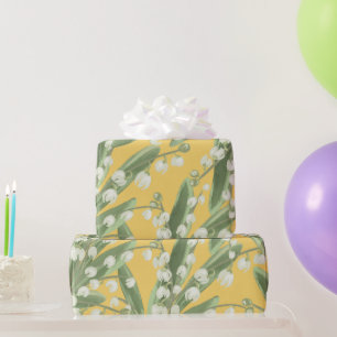 Papel De Regalo Lily del valle Floral