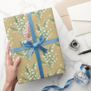 Papel De Regalo Lily of the Valley Floral