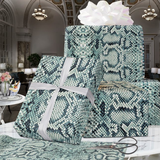 Papel De Regalo Lime Daiquiri Green Anaconda Piel de serpiente (Subido por el creador)