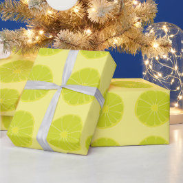 Papel De Regalo Lime Fruit