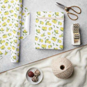 Papel De Regalo Limón Verano
