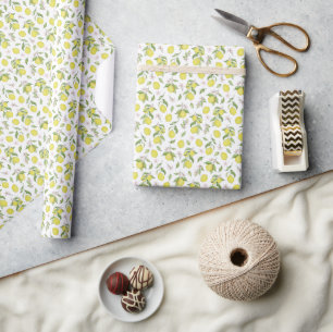 Papel De Regalo Limón Verano