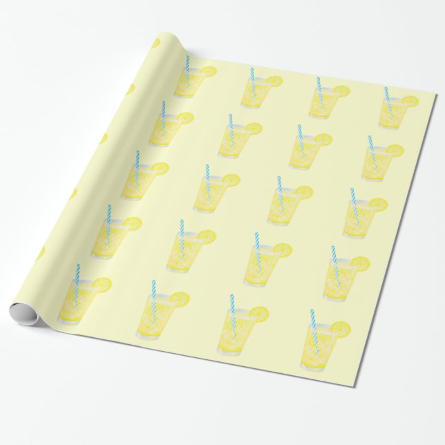 Papel De Regalo Limonada (Desenrollado)