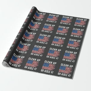 Papel De Regalo Limpieza De La Impresión De Aisle 47 Camisas 47 An