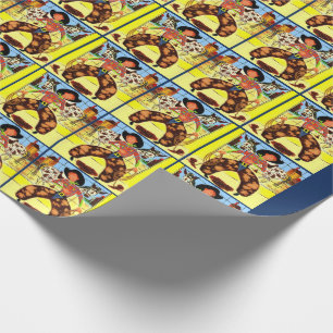 Papel De Regalo linda huella de vaquero