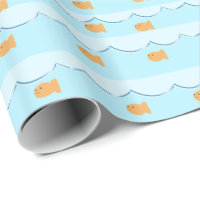 Papel de regalo lindo del Goldfish