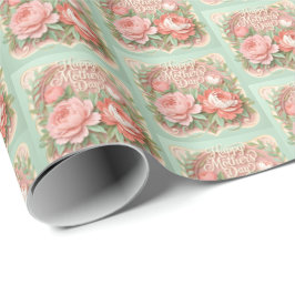 Papel De Regalo Lindo Feliz día de la madre en mosaico