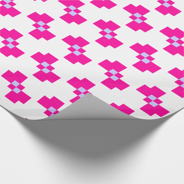 Papel De Regalo Lindo lazo de píxel de 8 bits (Esquina)