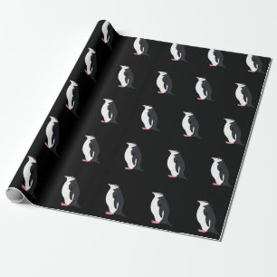 Papel De Regalo Lindo Pingüino de Cogotera Divertido Animal Antárt