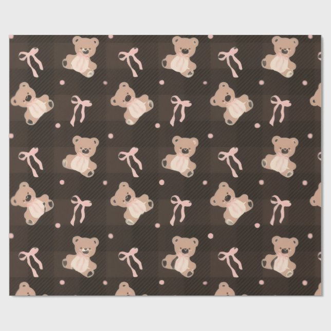 Papel De Regalo Lindo retro  (Superficie plana)