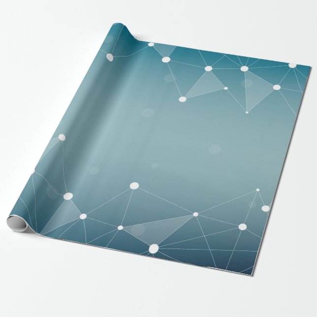 Papel De Regalo Línea abstracta de fondo (Desenrollado)