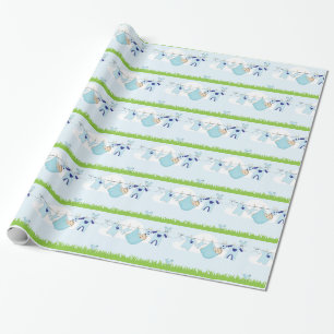 Papel De Regalo Línea de ropa de niño pequeño