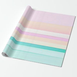 Papel De Regalo Líneas etéreas: Perfección Pastel