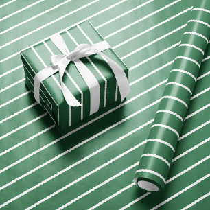 Papel De Regalo Lineas sarcásticas lindas vacaciones blancas verde