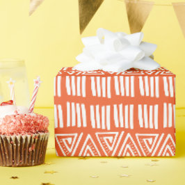 Papel De Regalo Líneas y triángulos geométricos