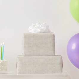 Papel De Regalo Linen Natural Tan Timeless All Purpose
