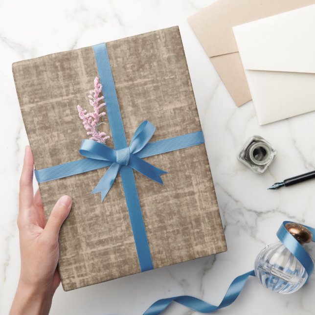 Papel De Regalo Lino Caramelo (Regalar)