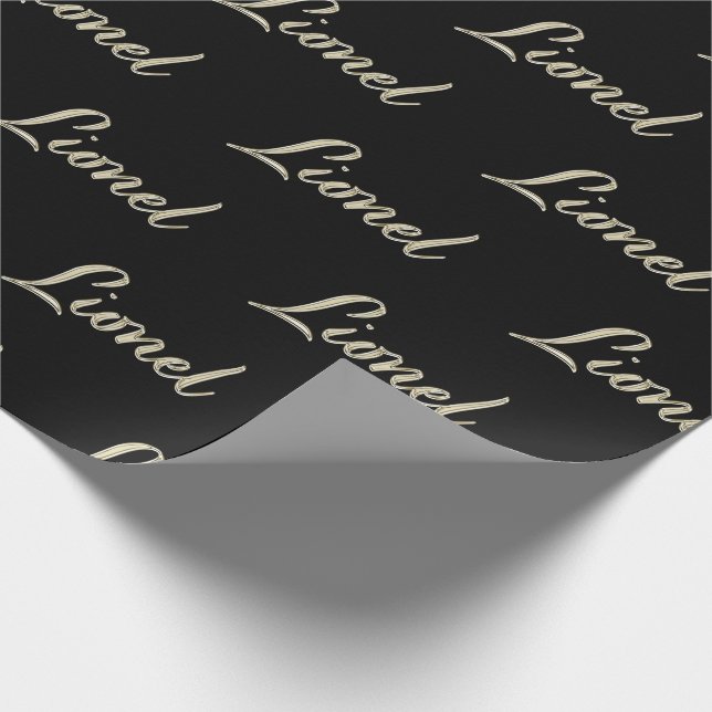 Papel De Regalo Lionel Vorname Name edles Geschenkpapier Papier (Esquina)