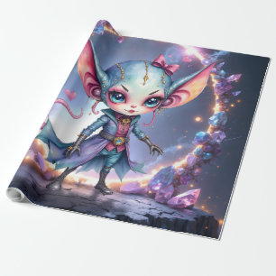 Papel De Regalo Liora – Corazón de Cristal de las Estrellas