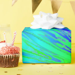 Papel De Regalo Líquido arcoiris aplastante