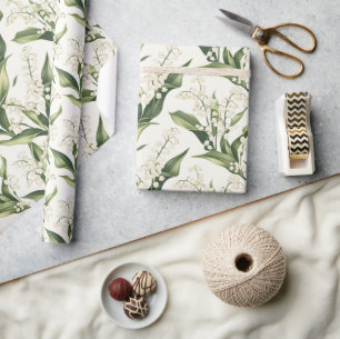 Papel De Regalo Lirio de los Valles Floral