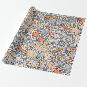 Papel De Regalo Lirio Dorado, William Morris