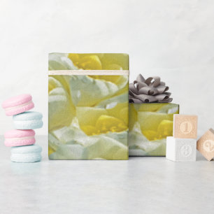 Papel De Regalo Lirios de agua blanca