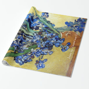 Papel De Regalo Lirios por Vincent van Gogh.