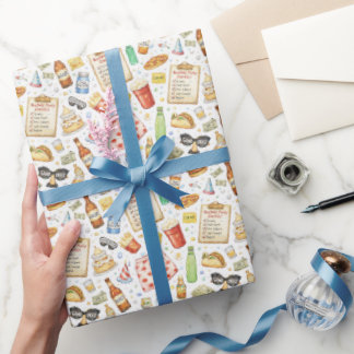 Papel De Regalo Lista de Verificación para Despedida de Soltero – 