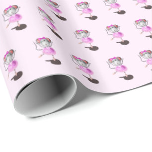Papel De Regalo Little Ballerina Mouse