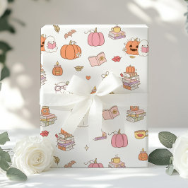 Papel De Regalo Little Boo Lilac Whimsical Books Baby Shower